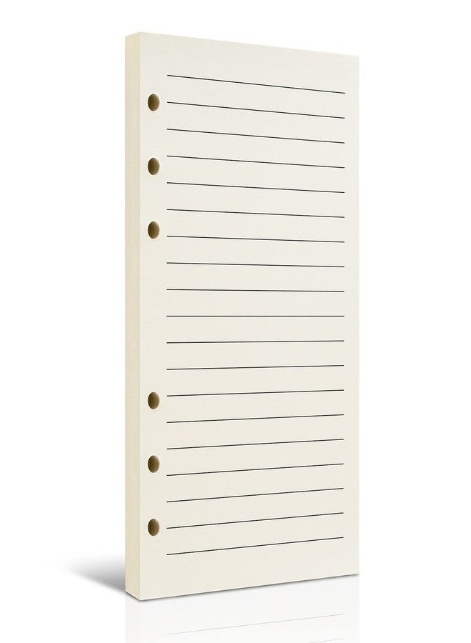 Tofun A6 Refillable Paper for 6-Ring Binders, Planner, Traveller Journal, Notebook, Dairy - 7mm Ruled Filler Paper Insert, 80 Sheets 160 Pages, Lined - Image 1