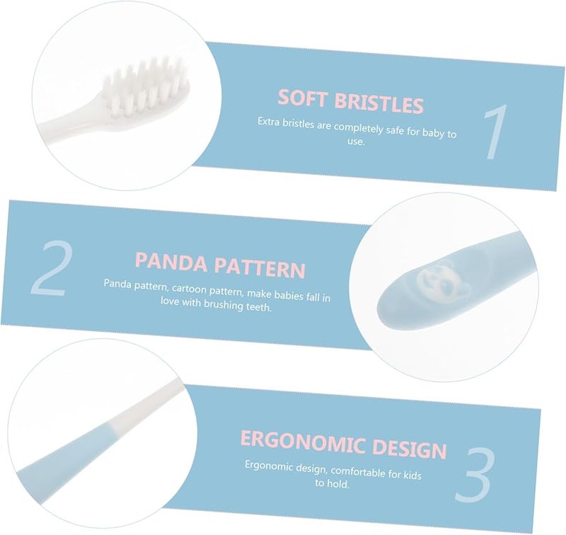 Soft Bristle Toothbrush For Toddlers Boys And Girls With Storage Bucket 1 Set - Image 5