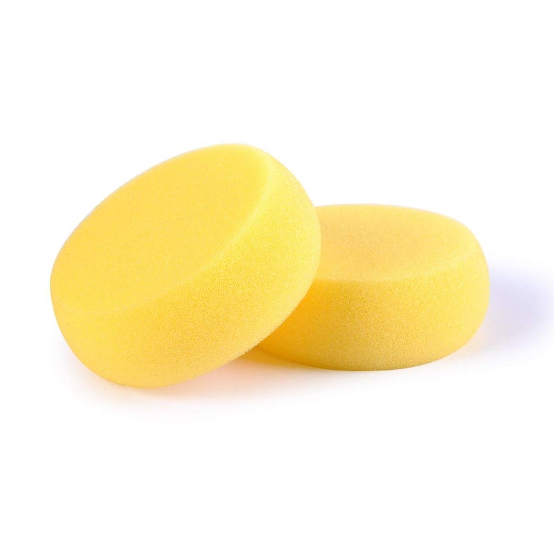 deziine Acrylic Art Paint Sponge for Painting, Crafts, Pottery, Cleaning and More (Standard Size, Yellow, Set of 6) - Image 2