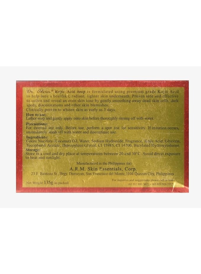 Dr. Alvin Dr Alvin Kojic Acid Soap 135g - Image 2