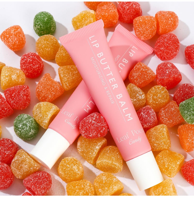 Petansy Tinted Lip Butter Balm 4 Pcs Moisturizing Natural Lip Balm Contains Shea Butter Hydrating Lip Balm Lip Care For Dry Lips - Image 5