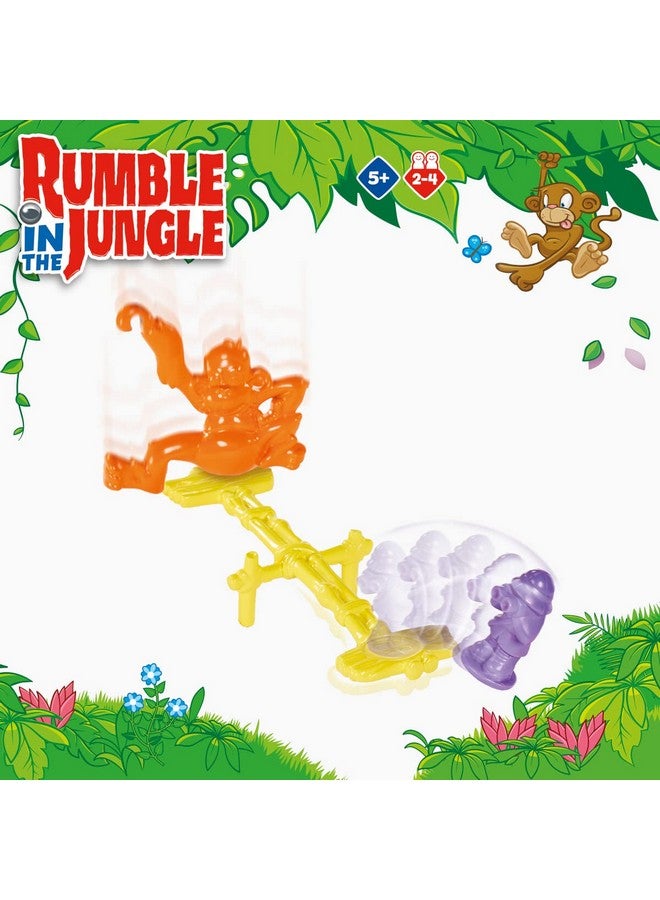 TOMY Rumble in The Jungle - Marble Run Family Board Game for Game Night - Fun Board Games for Kids - Ages 5+, Multicolor - Image 4