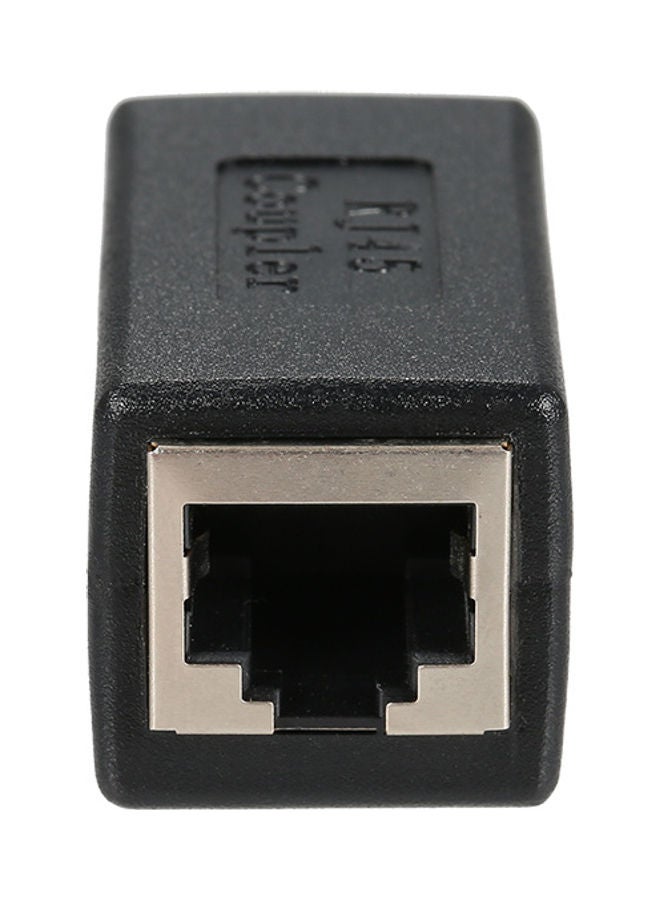 NIBEMINENT Female To RJ45 In-Line Coupler Adapter Black - Image 4