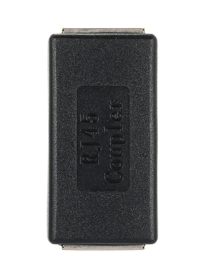 NIBEMINENT Female To RJ45 In-Line Coupler Adapter Black - Image 3