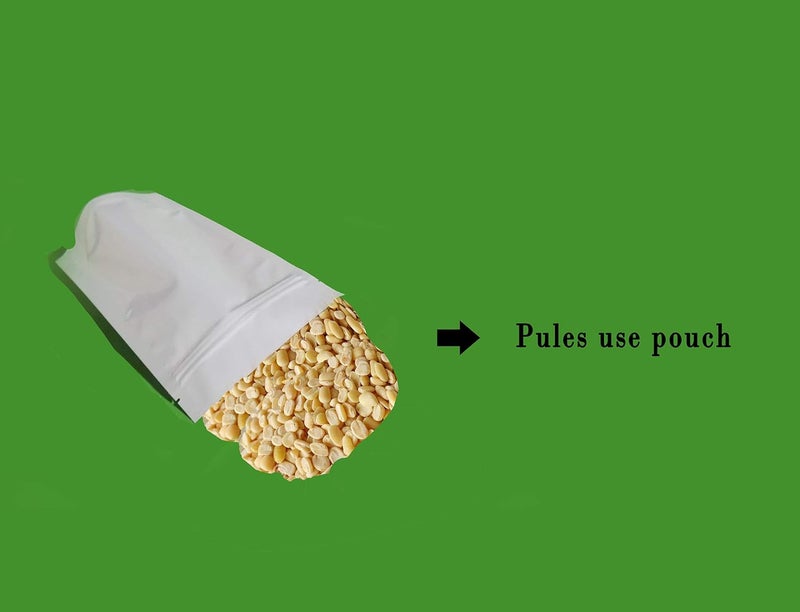 Fully Aluminium Foil Bags with Zipper Food Packing Pouches Air Tight Pouch Zip Lock Set of 72 Pcs 30 Gram Pack of 1 - Image 3