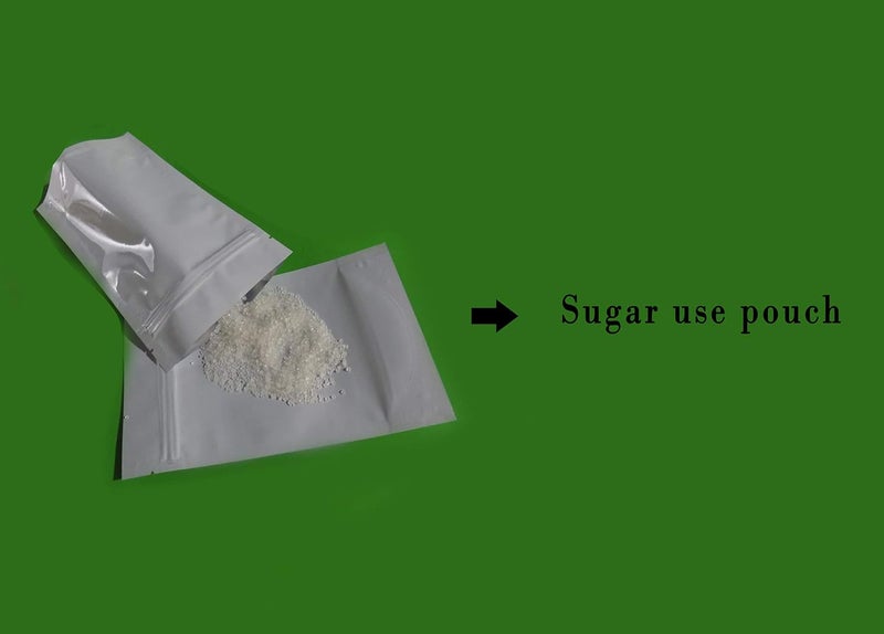 Fully Aluminium Foil Bags with Zipper Food Packing Pouches Air Tight Pouch Zip Lock Set of 72 Pcs 30 Gram Pack of 1 - Image 4