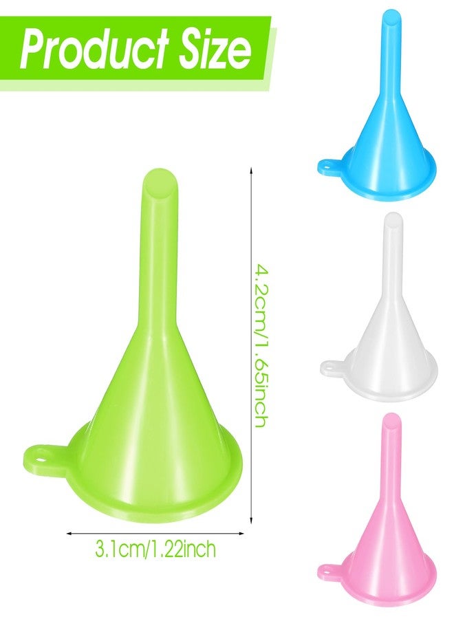 Psyqtsuary ٨ قطع من الأقماع الصغيرة لتعبئة عبوات مستحضرات التجميل البلاستيكية الشفافة الصغيرة القابلة لإعادة التعبئة، مناسبة للزيوت واللوشن والشامبو وفن الرمل - Image 2