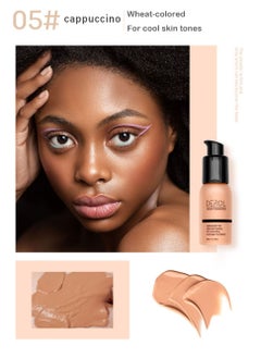 Liquid Foundation-Full Coverage Makeup Matte Waterproof Dewy Lightweight Feel Flawless Oil-Controlling Coverage Smooth Face Foundations 24 Hours Soft Nature Base Skin Tint - pzsku/ZC44B46C9DDC2B93E4587Z/45/_/1693833714/edf05849-c692-42de-9d80-25ffeaf767a9