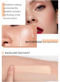 Liquid Foundation-Full Coverage Makeup Matte Waterproof Dewy Lightweight Feel Flawless Oil-Controlling Coverage Smooth Face Foundations 24 Hours Soft Nature Base Skin Tint - pzsku/ZC44B46C9DDC2B93E4587Z/45/_/1705395138/5ee079ea-29ad-438c-8c56-5278c08de729