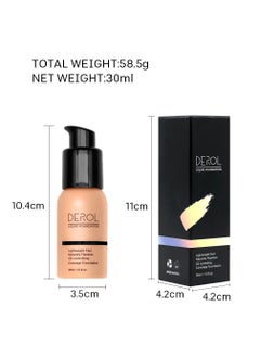 Liquid Foundation-Full Coverage Makeup Matte Waterproof Dewy Lightweight Feel Flawless Oil-Controlling Coverage Smooth Face Foundations 24 Hours Soft Nature Base Skin Tint - pzsku/ZC44B46C9DDC2B93E4587Z/45/_/1705395139/afe5533c-d057-40cd-a2a3-33d1e496c230