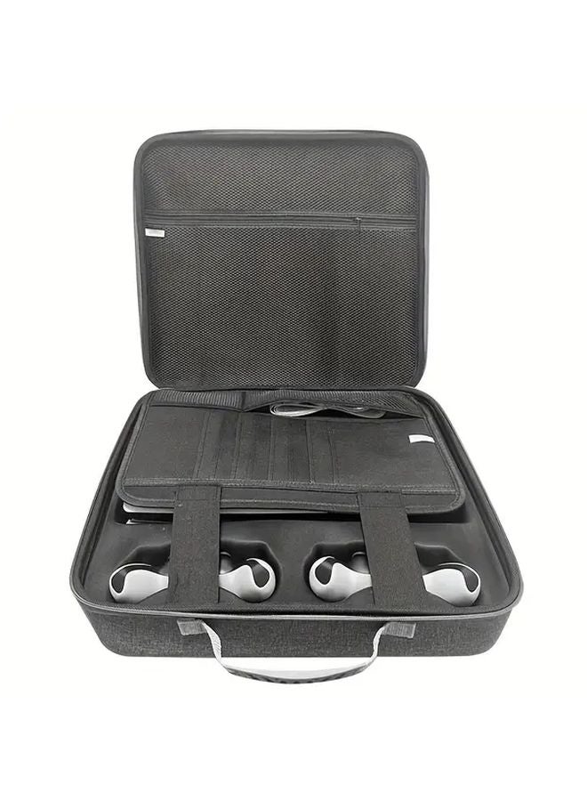 Gray EVA Shock Resistant Anti Fall Portable Storage Bag Box for PS5 PRO Host Accessories - Image 4