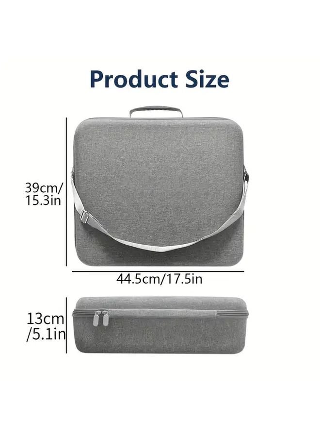 Gray EVA Shock Resistant Anti Fall Portable Storage Bag Box for PS5 PRO Host Accessories - Image 3