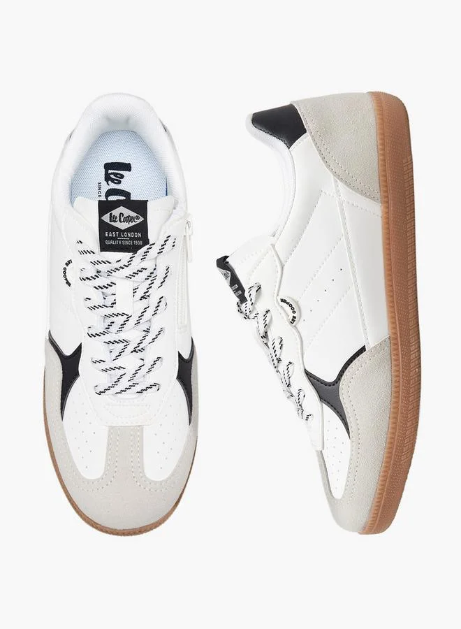 لي كوبر Boys Lace-Up Ankle Sneakers