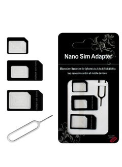 KENSUO 3Pack Sim Card Adapter Nano Micro - Standard 4 in 1 Converter Kit with Steel Tray Eject Pin  - Image 2