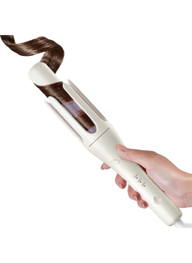 Y&D Automatic Hair Curler, 1 1/4 Inch Rotating Curling Iron with 3 Temp, 500 Million Ionic, 2-Way Rotation,10S Fast Heating, Anti-Scald, Anti-Tangle Rotating Curling Wand for Long Hair - Image 1