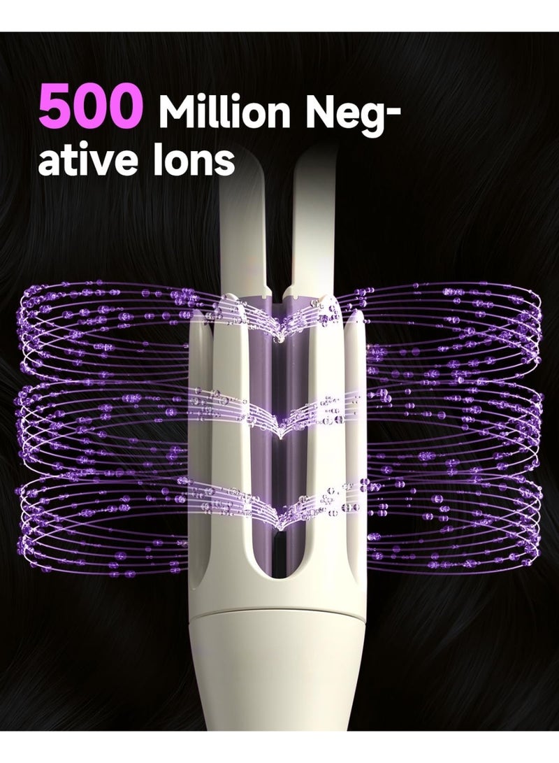 Y&D Automatic Hair Curler, 1 1/4 Inch Rotating Curling Iron with 3 Temp, 500 Million Ionic, 2-Way Rotation,10S Fast Heating, Anti-Scald, Anti-Tangle Rotating Curling Wand for Long Hair - Image 5