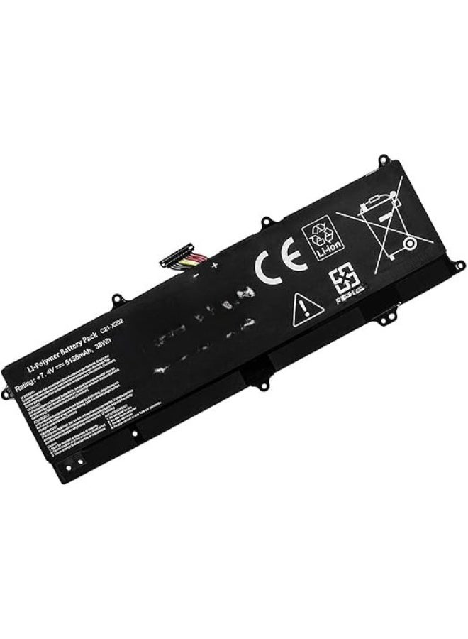 XITAIAN C21-X202 7.4V 38Wh Laptop Battery Replacement Compatible with S200, S200E, X202E, X201E, Q200E, X202, X201 Series - Image 1
