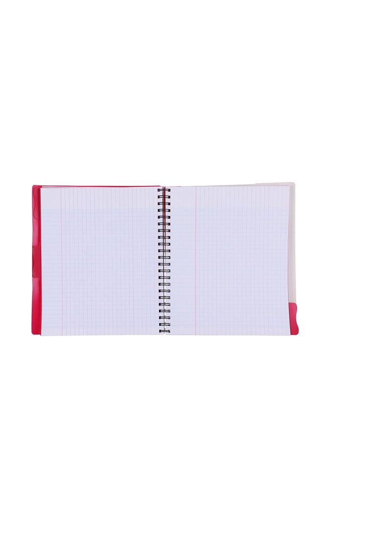 Mintra - Mintra Jolie NoteBook 27.9x23cm, séyès Ruling 150 Sheets - Image 1