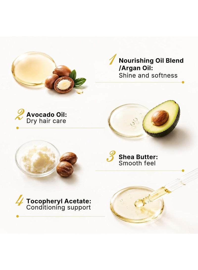 Karseell Maca Care Moroccan Argan Oil Hair Serum, a collagen-rich oil for deep repair of dry and damaged hair - 50ml - Image 3