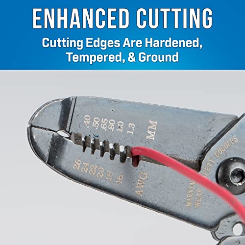 Jonard Tools JIC-1626 16-26 AWG Wire Stripper and Cutter, 6-3/4" Length - Image 5