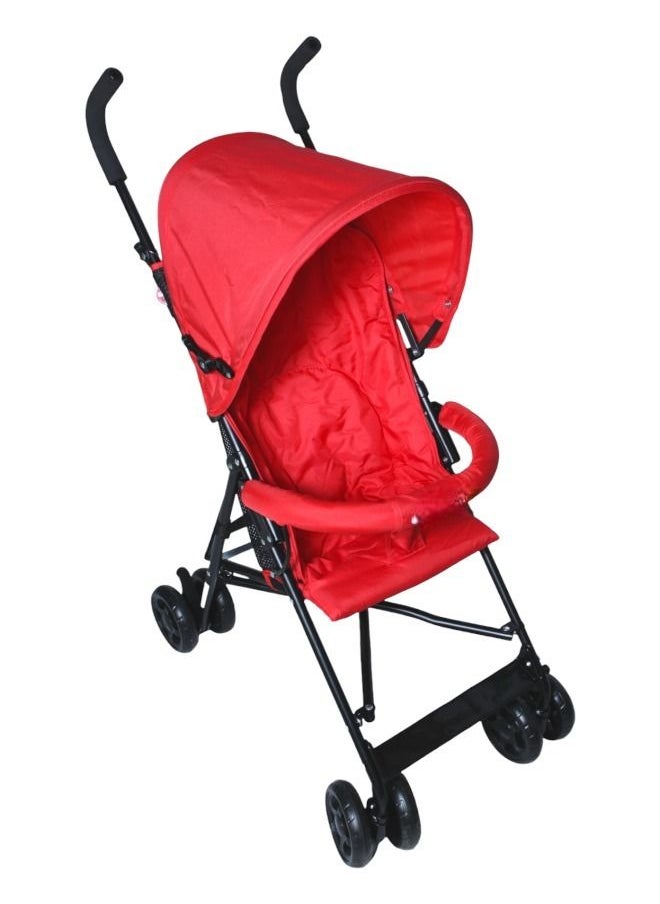 Generic - Foldable Baby Single Stroller Comfortable Lightweight And Compact Design Red - Image 1