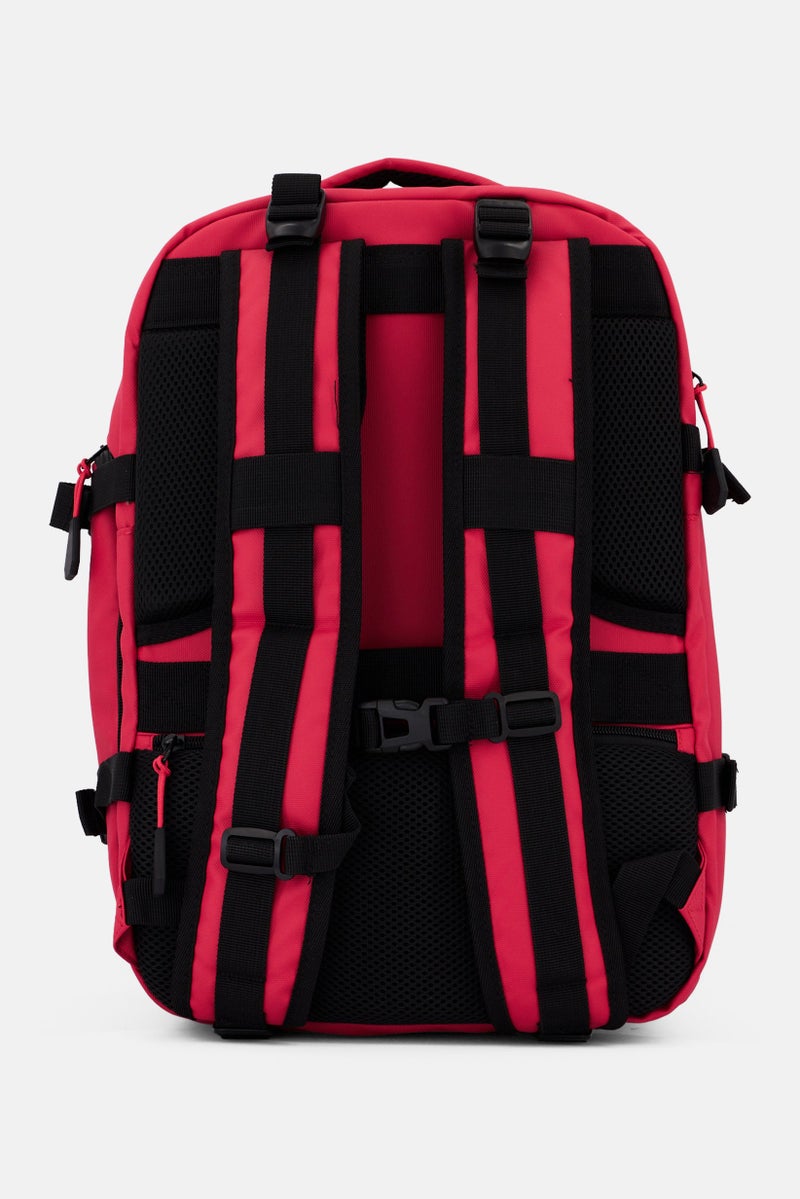 Scuderia Ferrari Men Brand Logo Backpack, Red  - Image 3