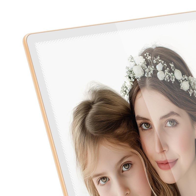 Bluesun Picture Frames 12x16 for Wall Hanging - White Frame Great for Vertical and Horizontal  16x12 Poster Frame Gifts for Women Friends Mom Sisters Dad Men (12x16  Gold) - Image 3