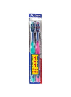 TRISA Tooth Prush flexible head soft 1+1 free 