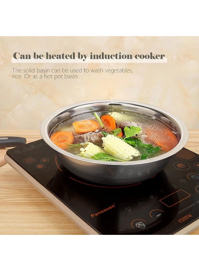 VOUVOU 3 in 1 Vegetable Cutter Drain Basket Salad Maker Bowl Stainless Steel Kitchen Multifunction Grater Slicer Bowl Vegetable Chopper Colander  - Image 5