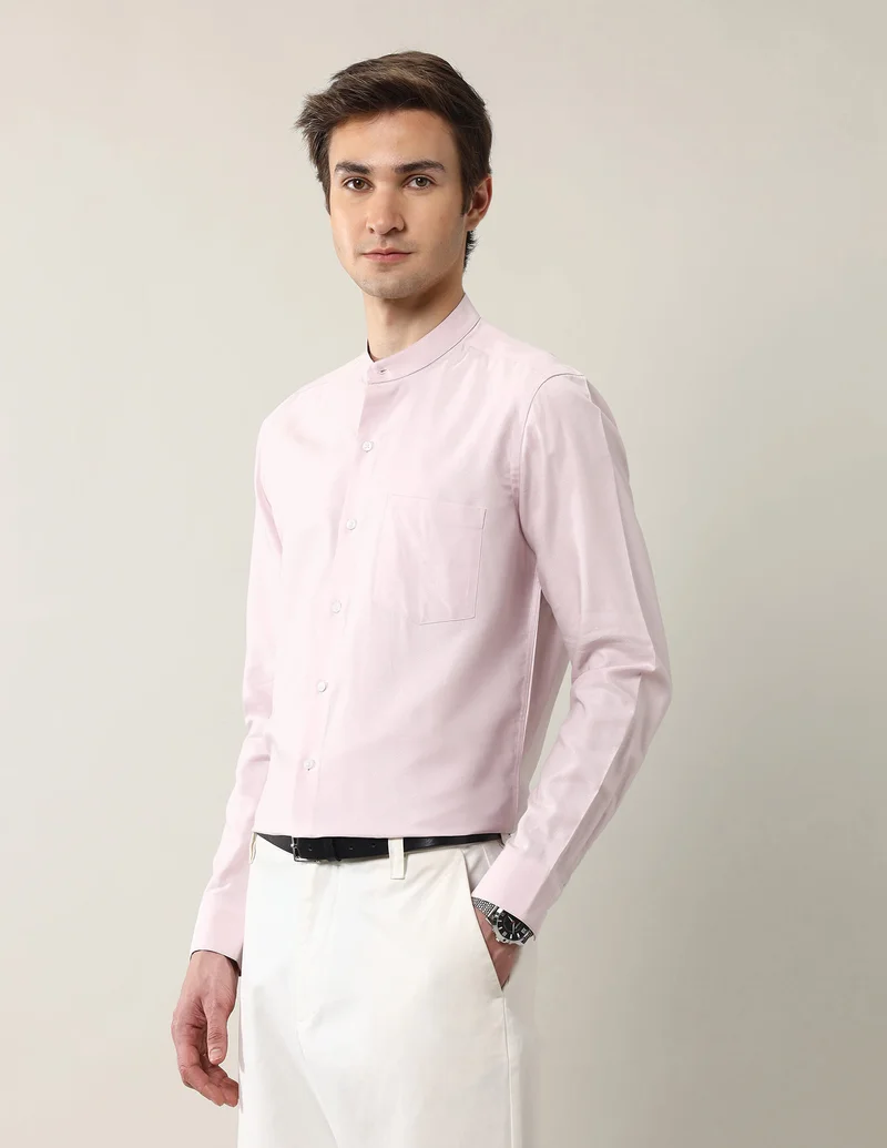 Arrow Light Lavender Manhattan Slim Fit Shirt for Men | Best Price UAE