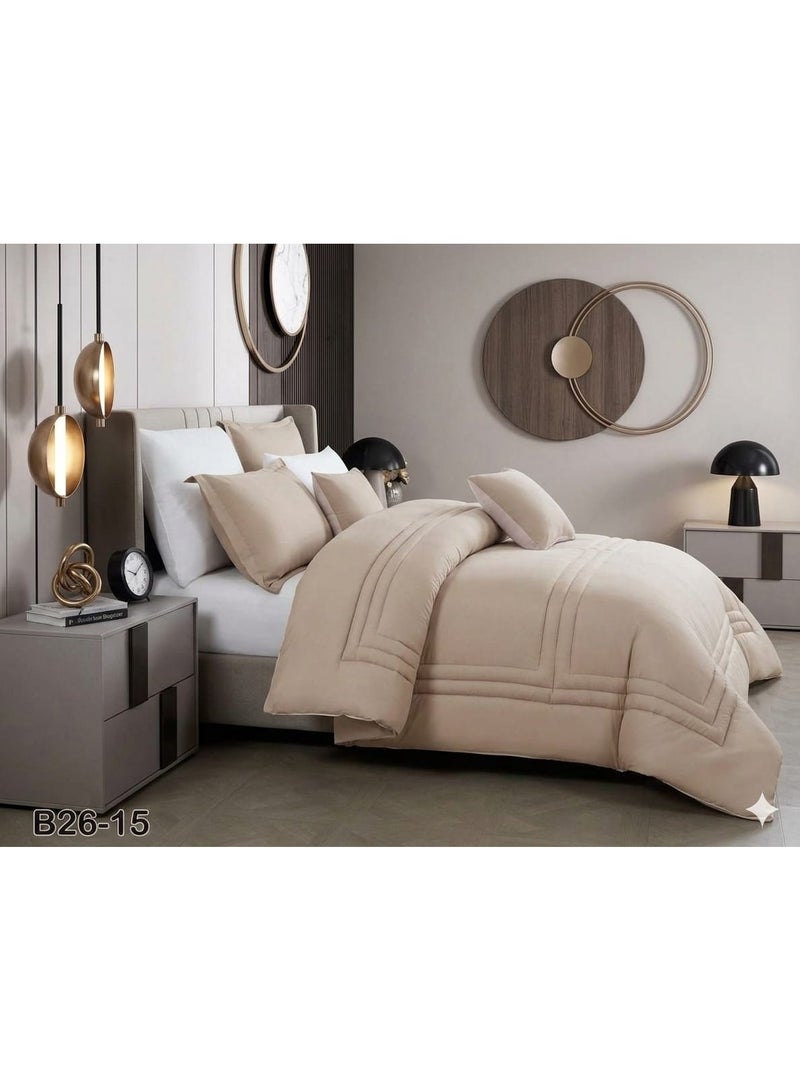 8-piece double-sided summer bed sheet set – reversible double design, ultra-soft and elegant hotel touch - Image 2