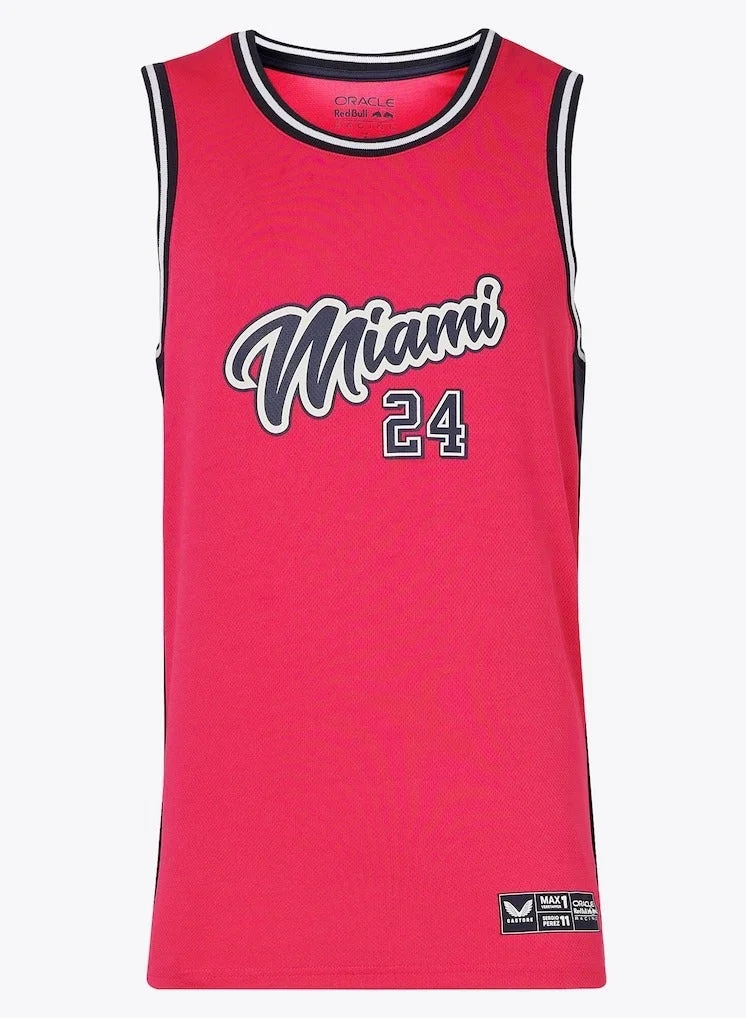 Red Bull  RED BULL MIAMI BASKETBALL JERSEY  | Best Price UAE