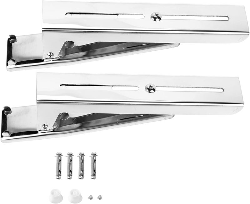 Protective coating Wall Bracket, Pack of 2 Kitchen Stainless Steel Microwave Oven Bracket Stable Foldable Stretchable for Wall Mounting Shelf Connectable modular Stackable design Scratch resistant Gulf market standard build Global flexible assemble picks Multi-price design picks Classic practical design Worldwide popular practical build Local market compliant trusted quality Advanced minimal build Narrow & wide space compatible Heat insulation layer Personal & public compatible Condition adaptive build Elegant appearance Safe material Economical upgraded quality Global mainstream design picks Upgraded general grade quality Multi-purpose fine material Globally trusted quality Low wear optimized design Salt resistant coating Easy store & transit build - Image 1