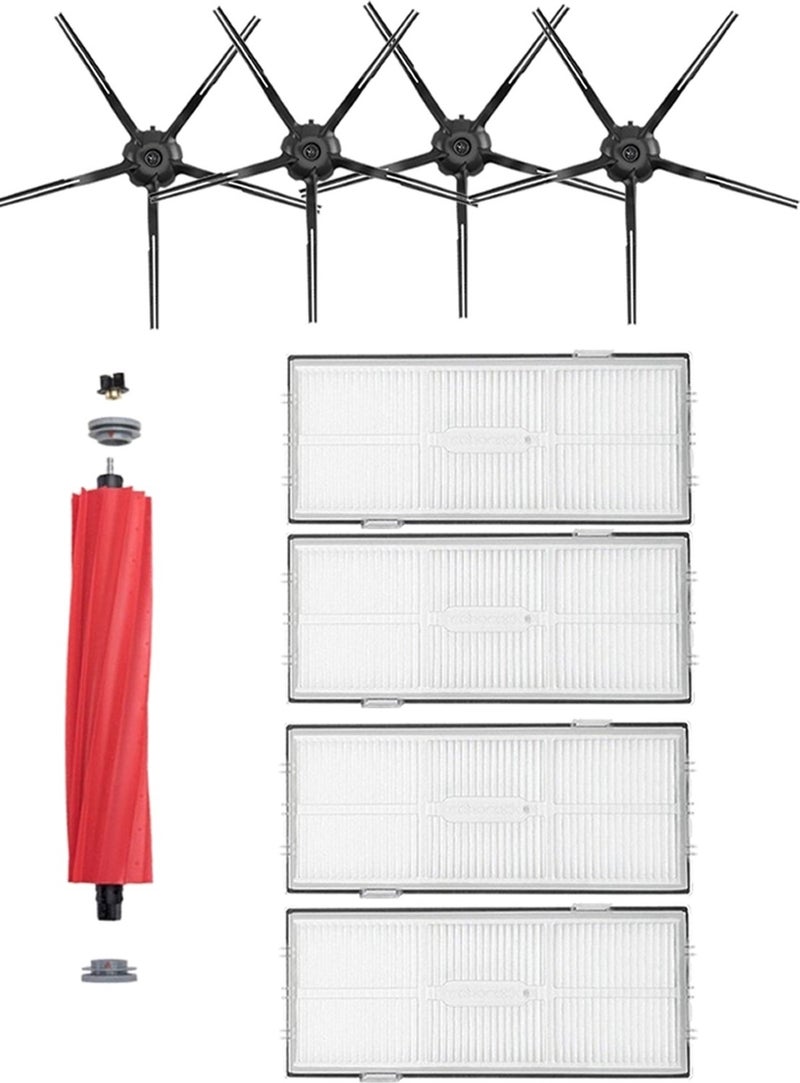 Roborge 9-Piece Spare Parts Set Compatible with Roborock S7 Max V Ultra Robot Vacuum Cleaner 