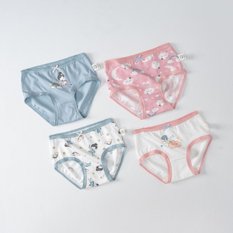 Girls Cotton Antibacterial Panties Summer Lace H792/Dolphin SJ250  - Image 2