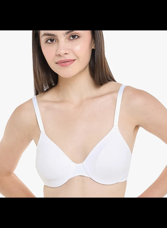 Hanes Hanes Womens Comfort Shape Concealing Petals Underwire Bra