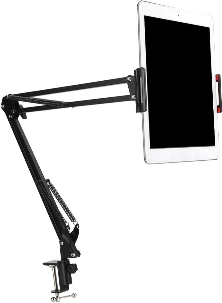 ELTRAZONE Phone Holder Bed, Phone Stand Tablet PC Mount | Lazy Arm Holder Clamp Mount Bracket Bed for Most 10 Inch and Below Mobile Phone/Tablet PC - Image 1