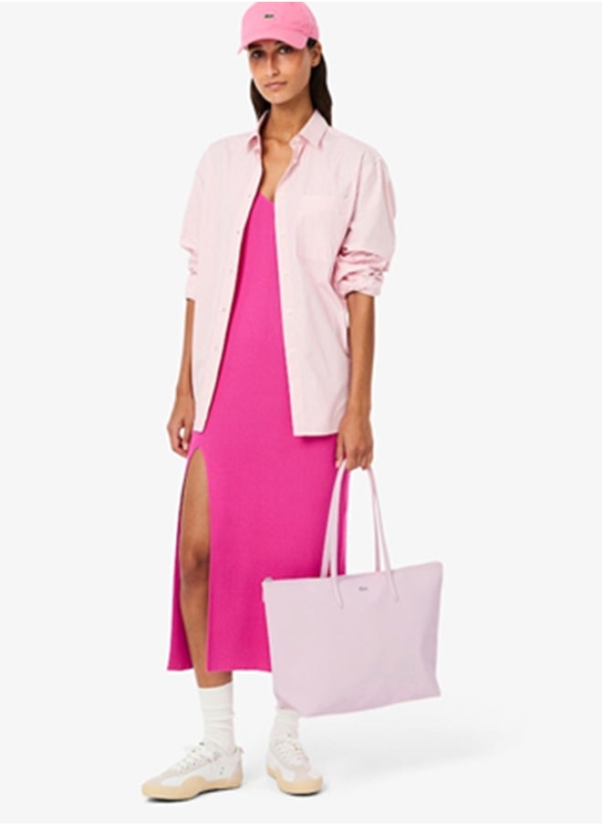 LACOSTE Lacoste Large Shoulder Bag for Women Pink Tote bags for Women Crossbody Bag  - Image 5