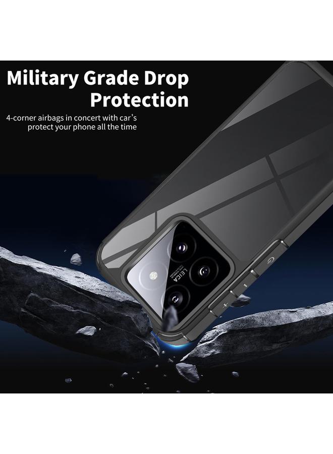 S-TOP Case For Redmi Note 10 Pro Max Acrylic+TPU Transparent Shockproof Phone Case - Image 4