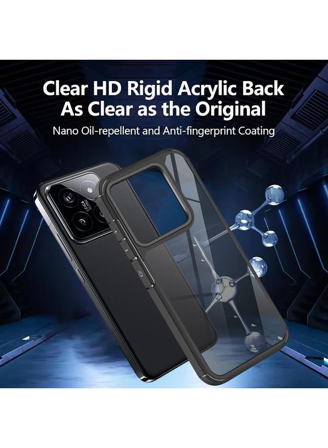 S-TOP Case For Redmi Note 10 Pro Max Acrylic+TPU Transparent Shockproof Phone Case - Image 2