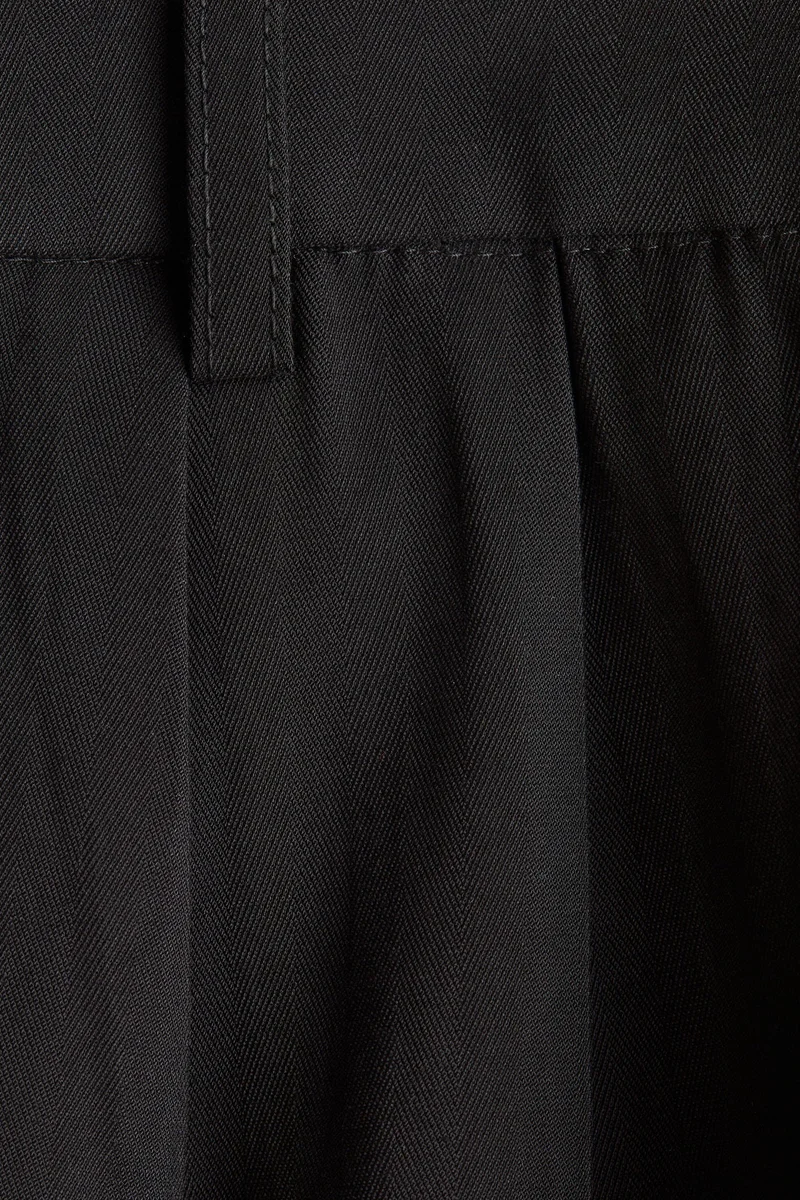 H&M Belted twill shorts