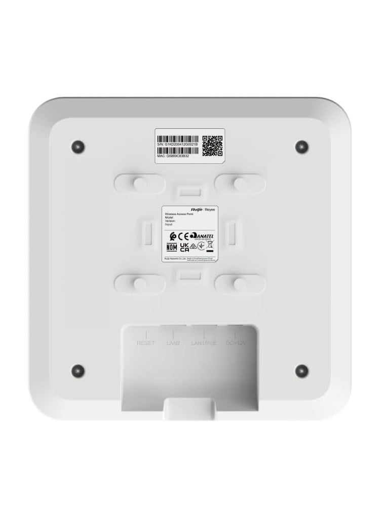 Ruijie - Rujie RG-RAP2200(F) Reyee Wi-Fi 5 1267 Mbps Ceiling Access Point - Image 1
