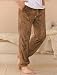 ZAFUL Mens Fluffy Teddy Beam Feet Plush Fuzzy Warm Pajama Pants Sleepwear Loungewear Trouser with Pockets - Image 2