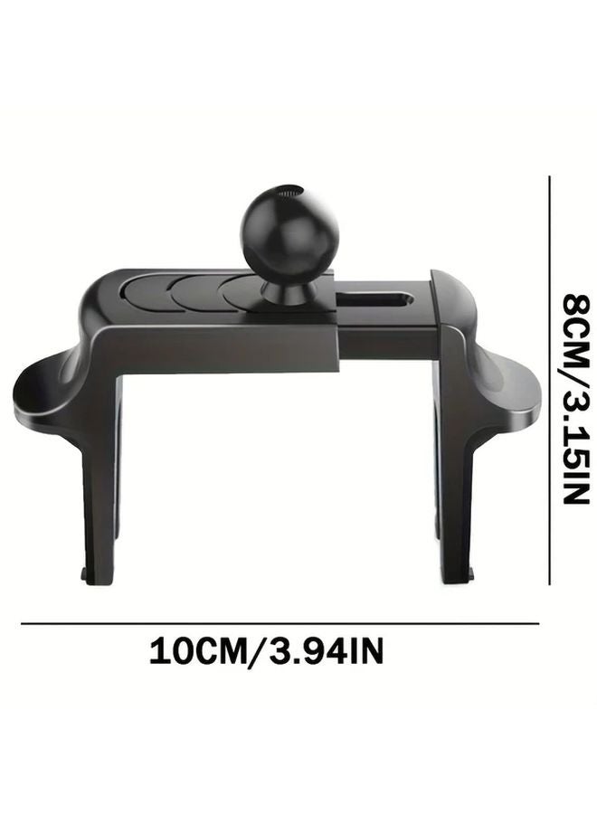 Car Phone Holder Black Air Vent Clip Adjustable Angle Secure Grip For Most Vehicles - Image 3