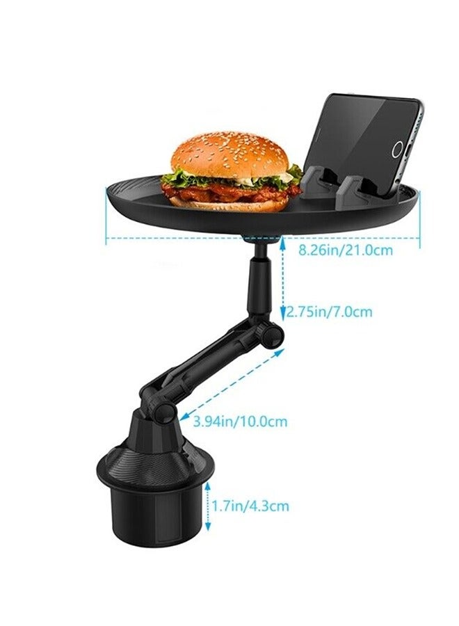 Car cup holder with a detachable rotating food tray in addition /CUP-C01 - Image 2