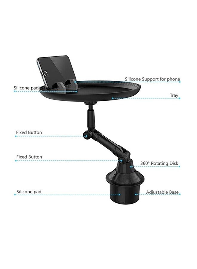 Car cup holder with a detachable rotating food tray in addition /CUP-C01 - Image 3