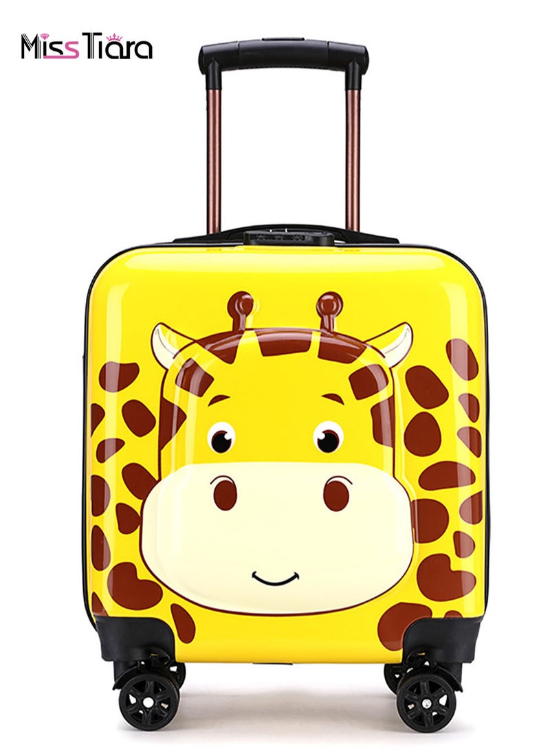 MissTiara Kids Roller Duffle Bag Travel Quiet Spinner Wheel Luggage 18 Inch Travel and School Roller Case  - Image 1