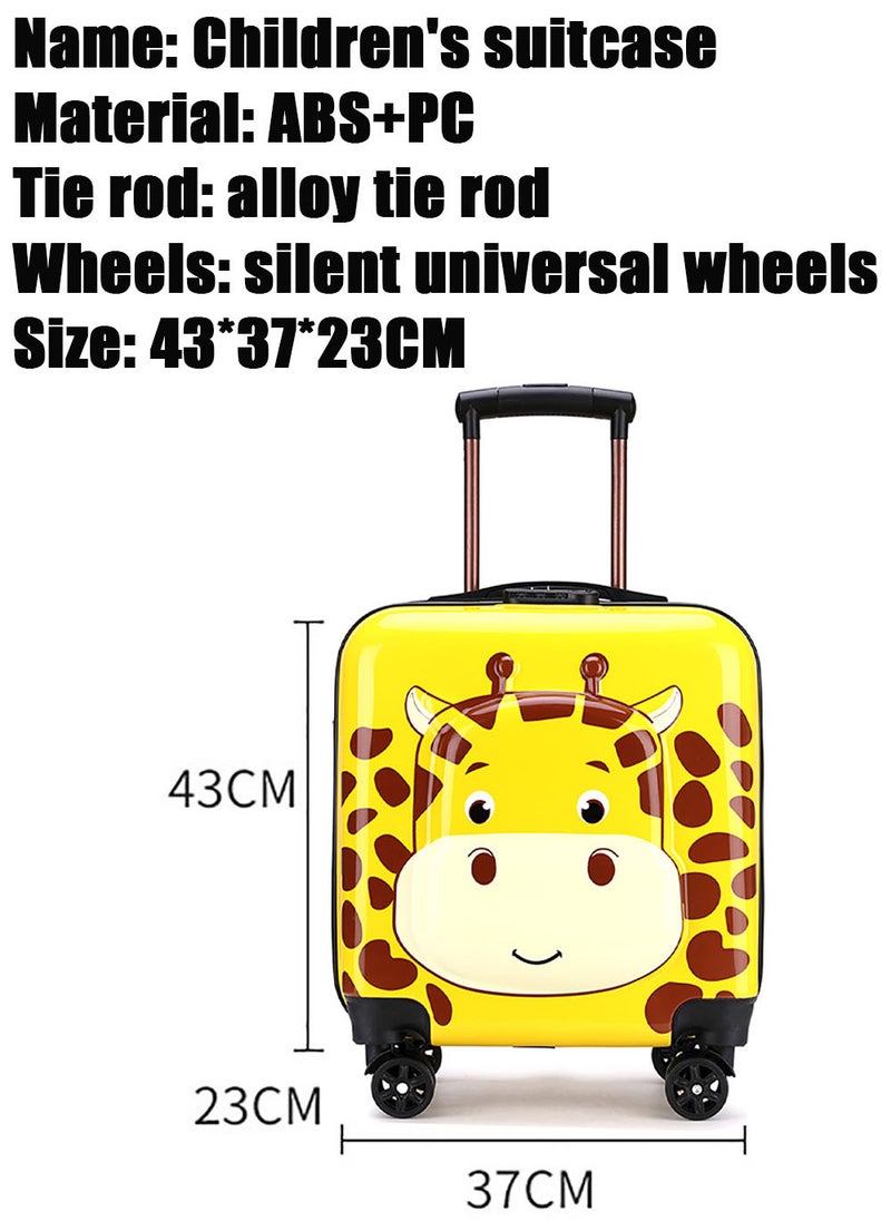MissTiara Kids Roller Duffle Bag Travel Quiet Spinner Wheel Luggage 18 Inch Travel and School Roller Case  - Image 2