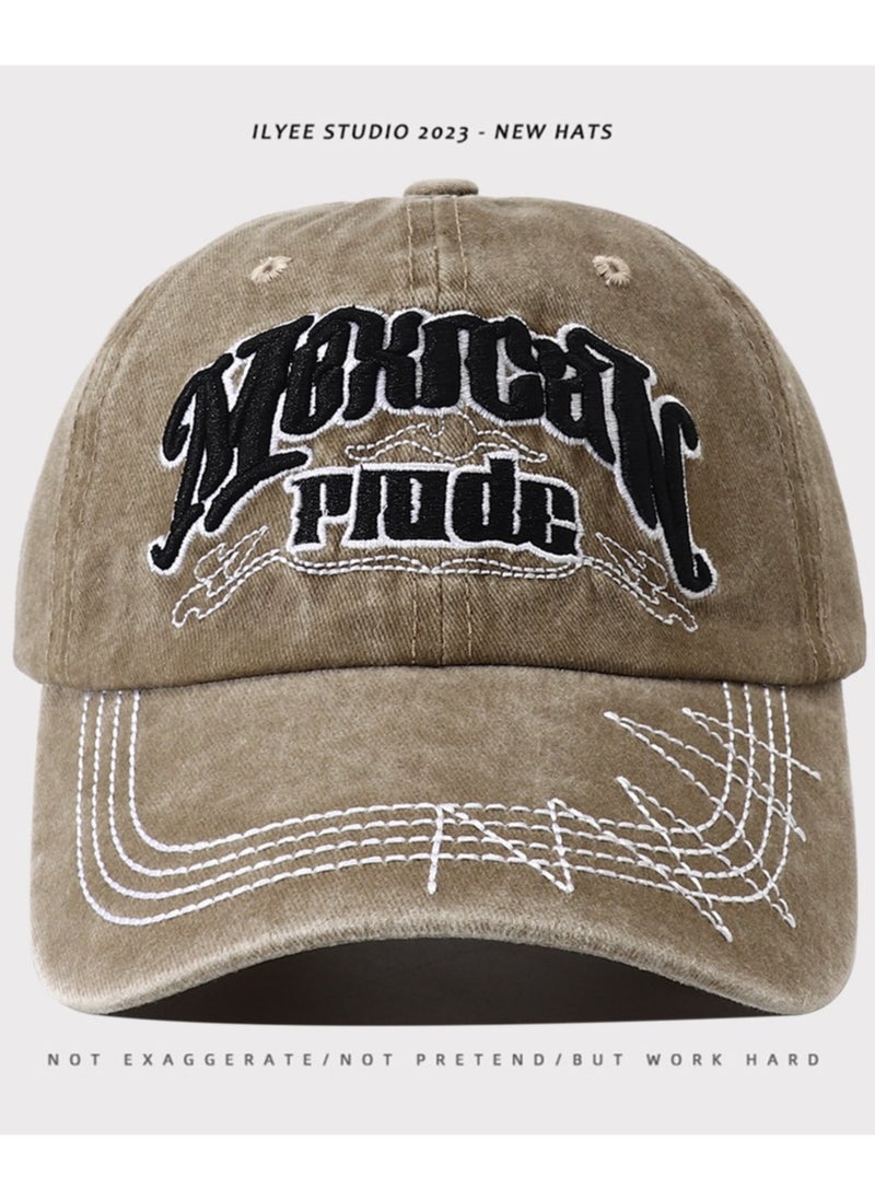 KUYING New Fashion Retro Wash Baseball Hat  - Image 1