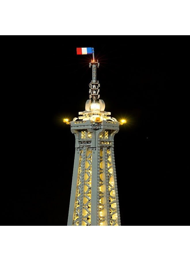 BRIXSPARK BRIXSPARK LED Light for Lego- 10307 Eiffel-Tower - Led Lighting Kit Compatible with Lego Building Blocks Model - NOT Included The Model Set  - Image 2